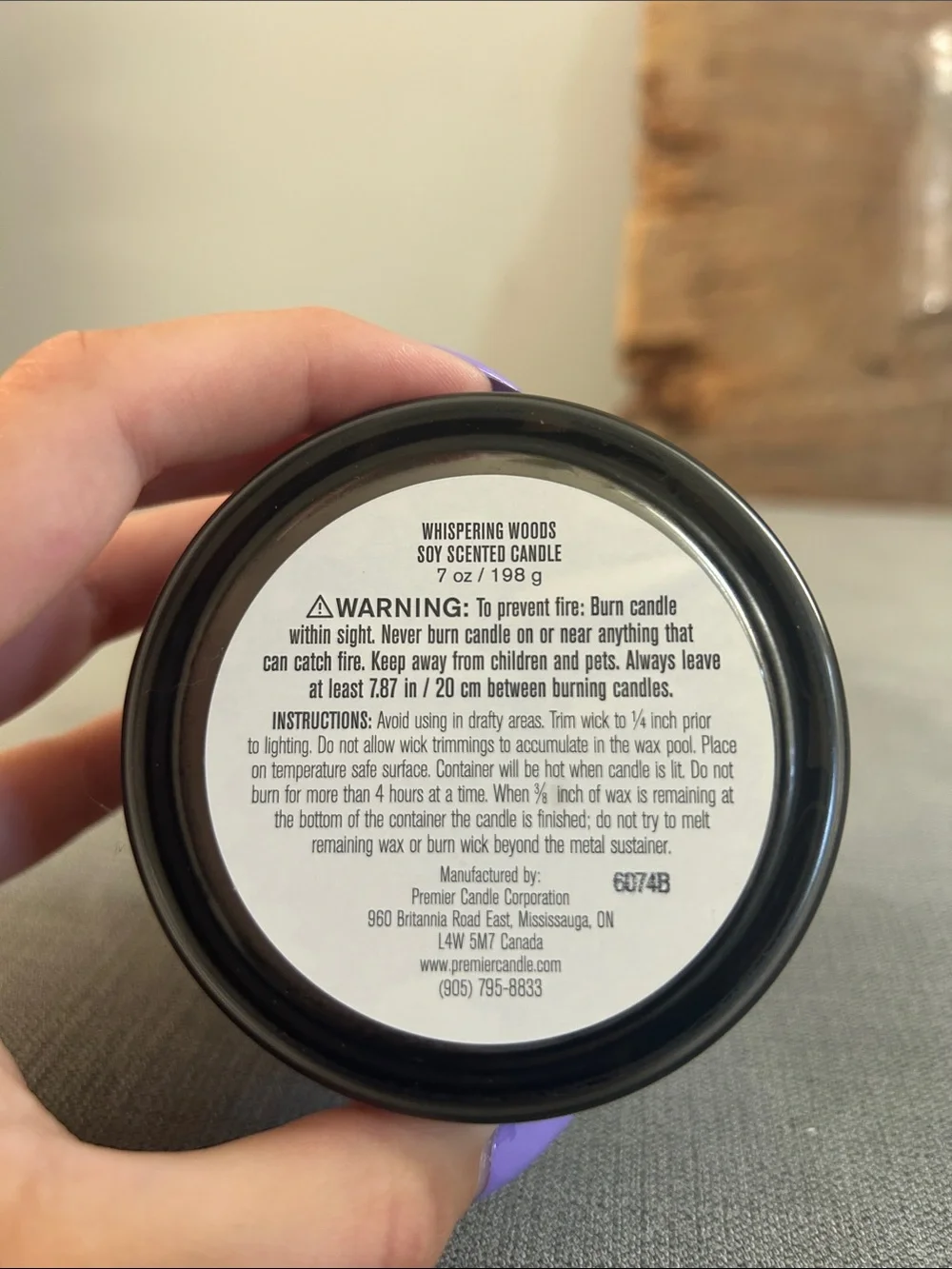 Whispering Woods Soy Scented Candle